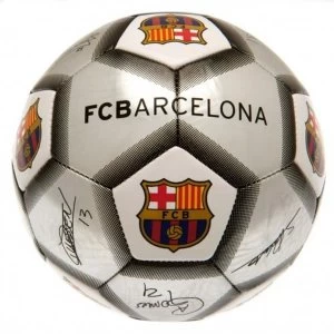 Image of FC Barcelona Football Signature White