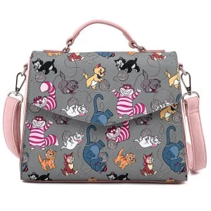 Image of Loungefly Disney Cats Aop Crossbody Bag