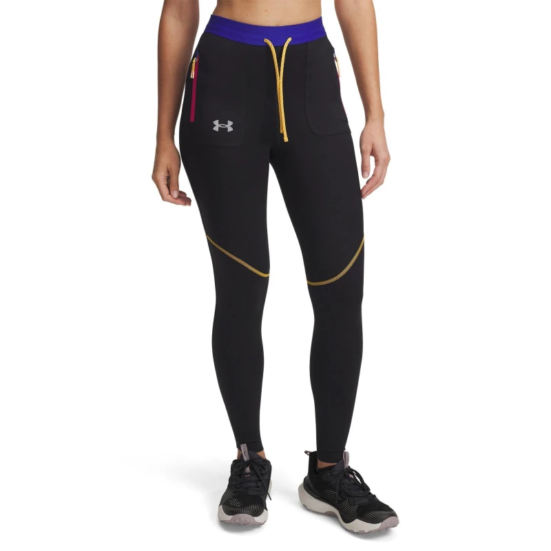 Image of Under Armour Womens Performance Running Tights Black female 10 (S)