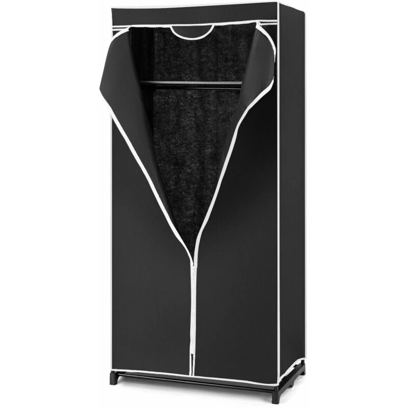 Image of COSTWAY 4.5m Double-Sided Parasol with Base and Crank Outdoor Twin Large Patio Umbrella Navy