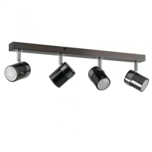 Image of Rosie 4-Way Spotlight Bar in Black Chrome