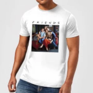 Image of Friends Classic Character Mens T-Shirt - White - M