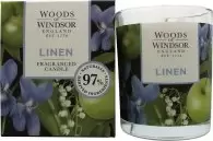 Image of Woods of Windsor Linen Candle 150g
