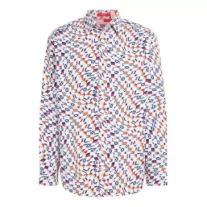 Image of Tommy Jeans Tjm Rlx Coloublock Archive Rugby - White