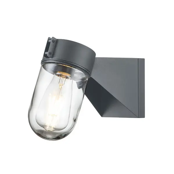 Image of Elstead Portfinoo Outdoor Wall Light - Grey