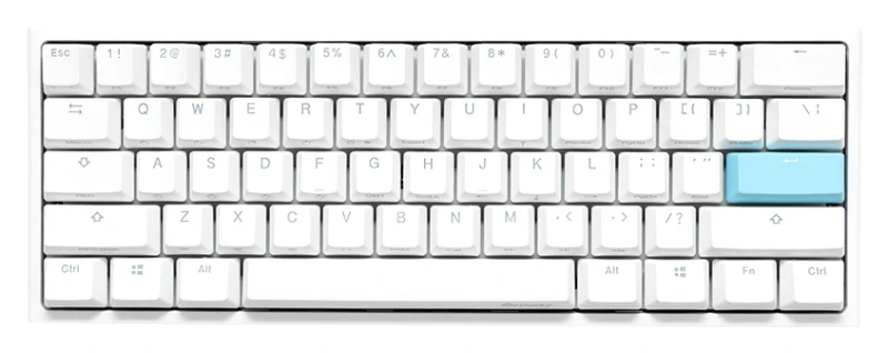 Image of Ducky Ducky One 2 Pro Mini White RGB Cherry MX Blue Switch DKON2061ST-CUKPDWWT2