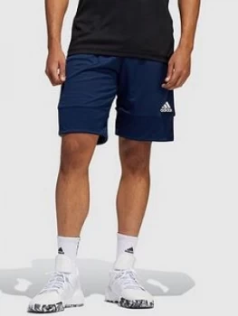 Image of Adidas Reversible Shorts - Navy