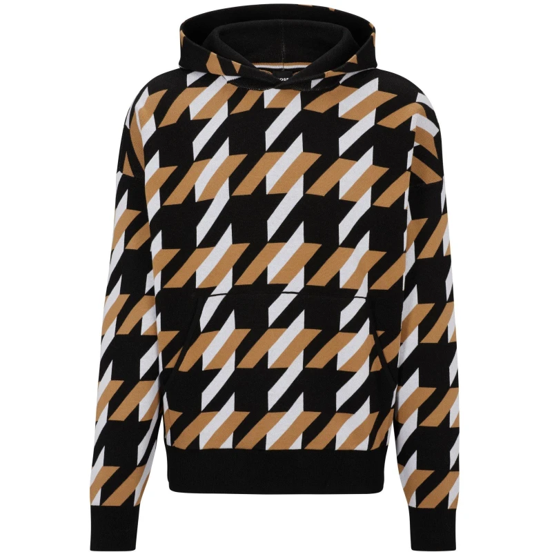 Image of Boss Mens Ofondo Pull Over OTH Hoodie Black male 2XL