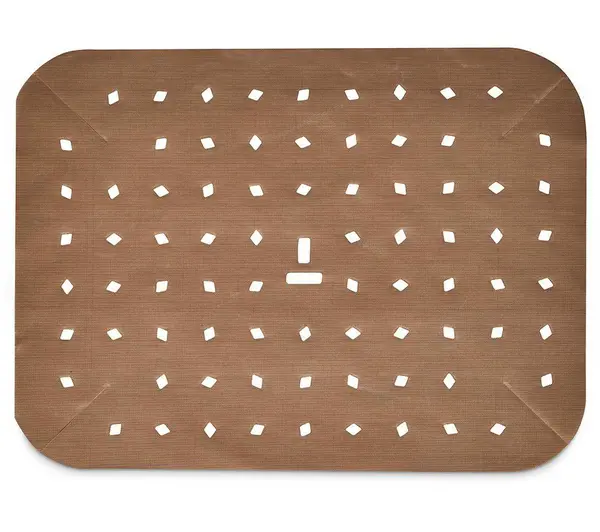 Image of TOWER 9 Litre Dual Air Fryer Liners - Pack of 4, Black,Brown