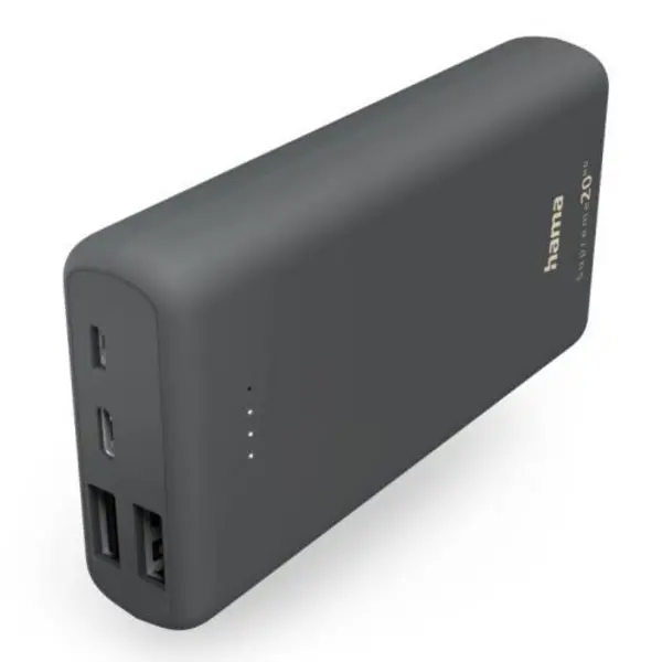 Image of Hama Hama Supreme 20HD 20000mAh Powerbank, 2x USB-A & 1x USB-C Outputs PB-20000SUPREME5HDHAV2