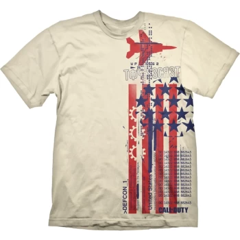 Image of Call Of Duty: Cold War Top Sec Mens M T-Shirt - Creme