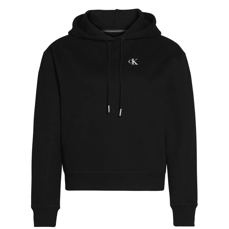 Image of Calvin Klein Jeans Calvin Klein Embroidery Hoodie - Black 18