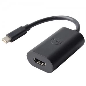 Image of DELL 470-13629 Mini DisplayPort M HDMI FM Black cable interface/gender adapter