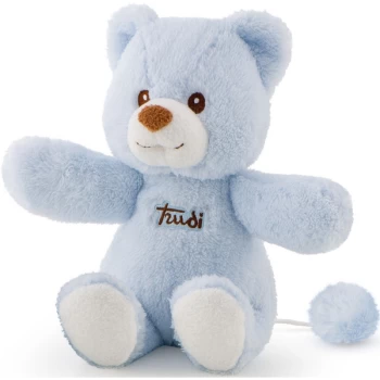 Image of Trudi Cremino Bear With Music Box - Blue