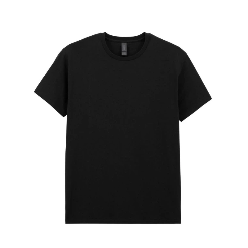 Image of Gildan Mens Cotton Lightweight T-Shirt in Black Size: Small Black Male S