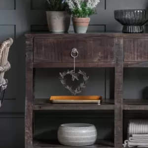 Image of Gallery Interiors Blumenthal Lavender Heart Faux Plant Purple