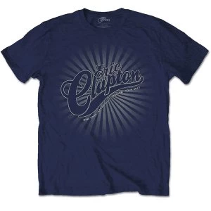 Image of Eric Clapton Logo Rays Unisex Medium T Shirt