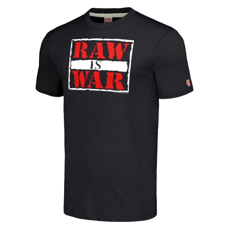 Image of WWE Mens Raw Is War T-Shirt in Black Size: Medium Black Male M