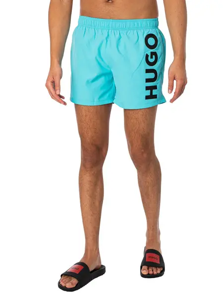 Image of HUGO Abas Swim Shorts Light Blue M