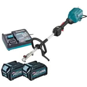 Image of Makita - UX01GD202 40V xgt Brushless Split Shaft with 2x 2.5Ah Batteries & Charger - n/a