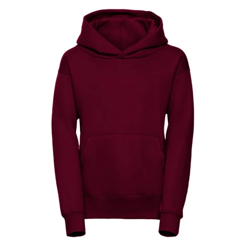 Image of JERZEES Plain Hoodie in Burgundy Size: 3-4 Years Burgundy Unisex 3-4 Years