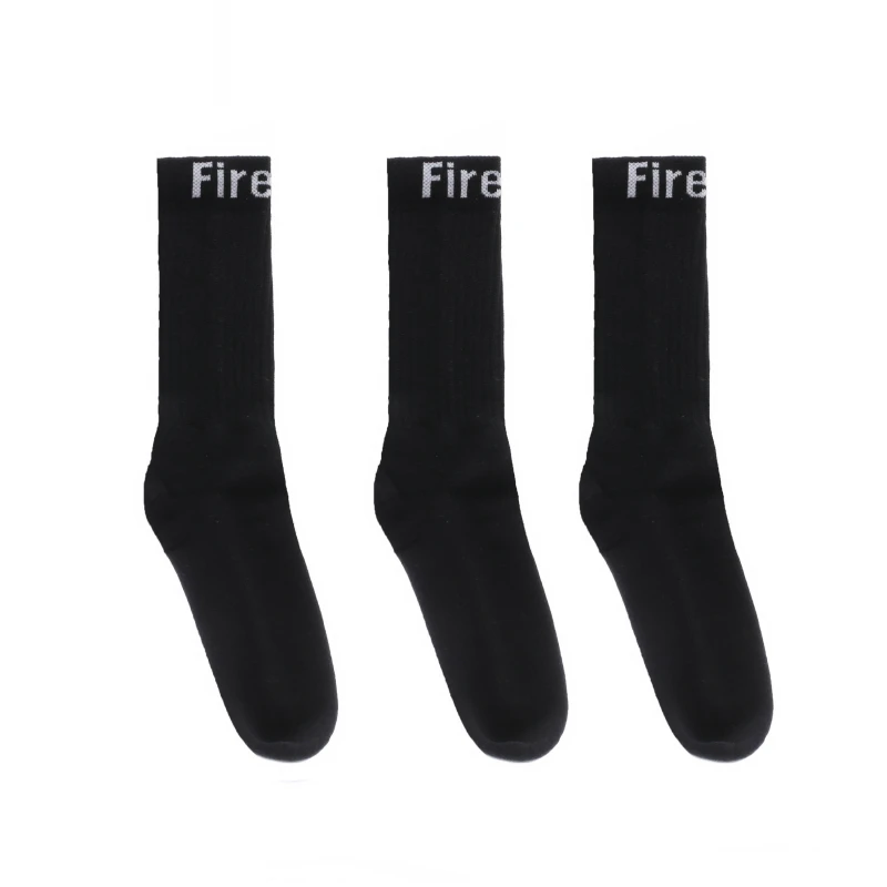 Image of Firetrap Pack Crew Socks - Black 7 - 11