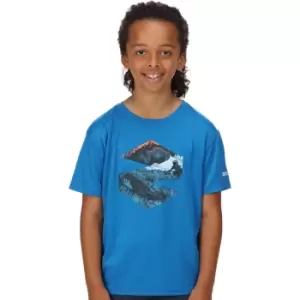 Image of Regatta Boys Alvarado VI Quick Drying Short Sleeve T Shirt 5-6 Years - Chest 59-61cm (Height 110-116cm)