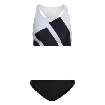 Image of adidas Big Logo Graphic Bikini Womens - White