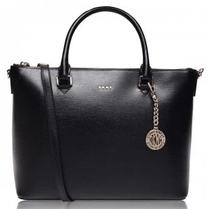 Image of DKNY Medium Tote Satchel Bag - BlackGold BGD