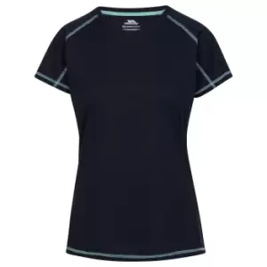 Image of Trespass Womens/Ladies Viktoria Active T-Shirt (S) (Navy)