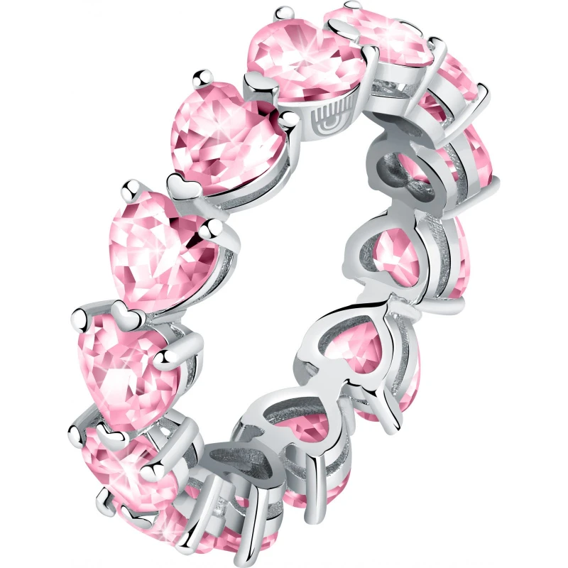 Image of Chiara Ferragni Womens Infinity Stack Ring Multi female 18