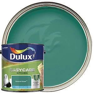 Image of Dulux Easycare Kitchen Emerald Glade Matt Emulsion Paint 2.5L
