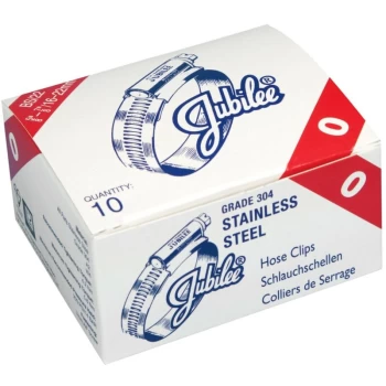 Image of Jubilee 00SS Hose Clip Grade 304 Stainless Steel 13MM - 20MM