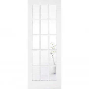 Image of SA Internal Glazed Primed White 15 Lite Door - 762 x 1981mm