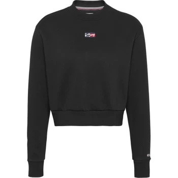 Image of Tommy Jeans Tiny Tommy Sweatshirt - Black