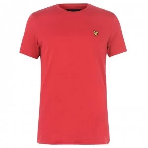 Image of Lyle and Scott Basic Logo T Shirt - Dark Red Z489