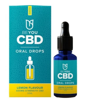 Image of Be You Lemon CBD Oral Drops, 600mg 30ml
