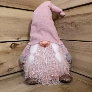 Image of Premier 30cm Christmas Female Gonk with LED Light - Pink Hat