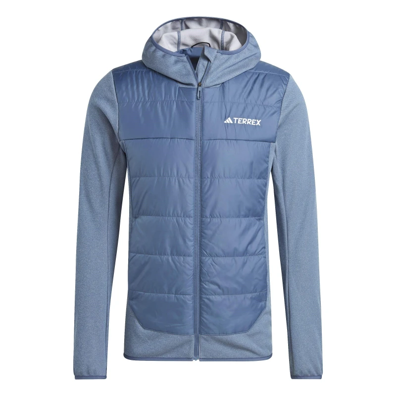 Image of adidas Multi Hybrid Insulated Hooded Jacket Mens Multi XS
