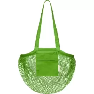 Image of Bullet Pune Mesh Organic Cotton Tote Bag (One Size) (Green)