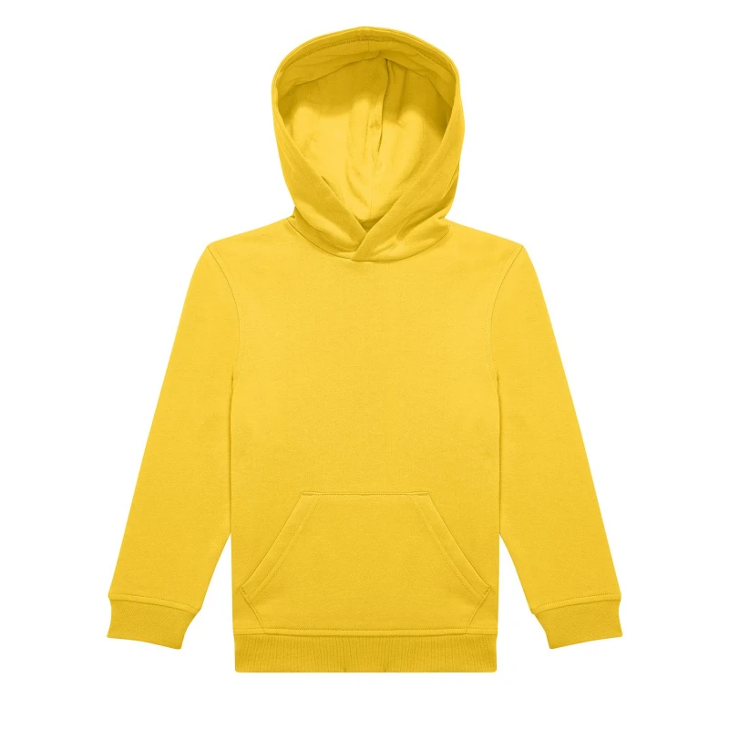 Image of B&C ID.333 Hoodie in Yellow Size: 12-13 Years Yellow Unisex 12-13 Years