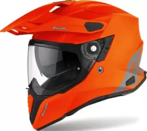 Image of Airoh Commander Color Motocross Helmet, orange, Size L, orange, Size L