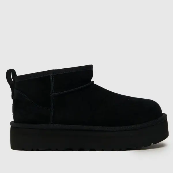 Image of UGG Black classic ultra mini platform Junior Boots