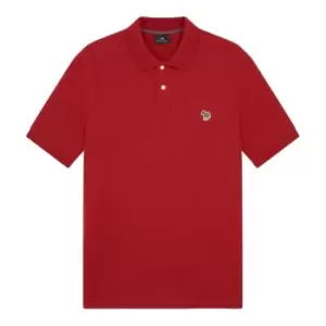 Image of Paul Smith Zebra Regular Polo Shirt - Red