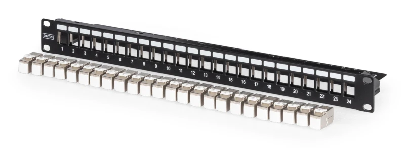 Image of Digitus Modular patch panel. 24-port equipped with 24x DN-93615