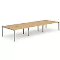Image of dynamic Computer Desk Evolve Plus B6P14BCHS Beech 4200 mm x 1600 mm x 730 mm