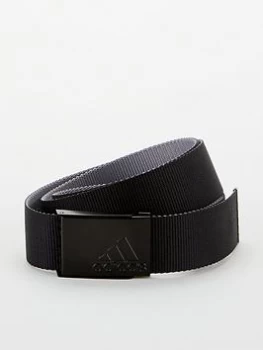 Image of adidas Golf Reversible Web Belt - Black, Men