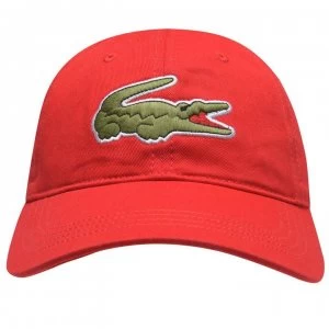 Image of Lacoste Lacoste Large Logo Cap Mens - Red 240