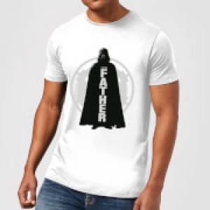 Image of Star Wars Darth Vader Father Imperial Mens T-Shirt - White - S