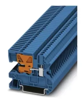 Image of Phoenix Contact Blue UTN2.5 Din Rail Terminal, 0.14 4 mm, 250 V